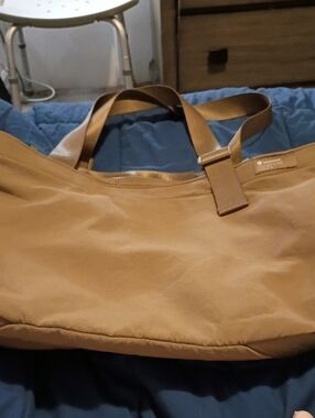 lululemon athletica Tan Canvas Tote